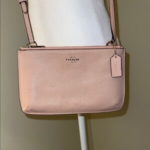 Coach Blush Leather Crossbody Bag